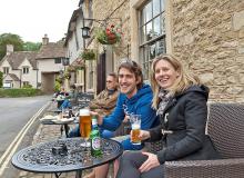 Village pubs provide fuel (and memories) for hikers. Photo by Dominic Arizona Bonuccelli