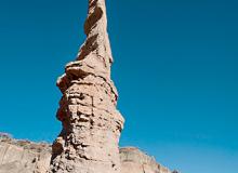 One of many red-rock formations found in the Tupiza canyon area of Bolivia.