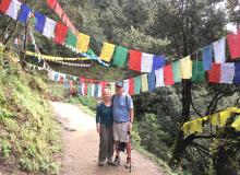 Cindy and Ted Palmer on the path to Tiger’s Nest.