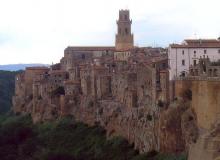 View of Pitigliano, Italy