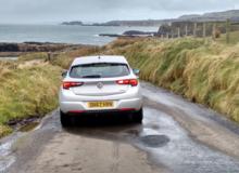 Ireland’s narrow Wild Atlantic Way is “No Country for Old Men.” Photo and caption by Ron Carlson