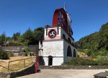 The Laxey Wheel, once used to pump water from mines on the Isle of Man. Photos by Norman Dailey