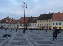 The main plaza in Sibiu, Romania. Photos by Kitty Chen Dean