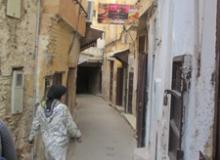 View of a narrow medina street. Photos by Kimberly Edwards
