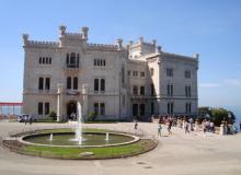 Castello di Miramare, near Trieste, Italy. Photo: Hill  