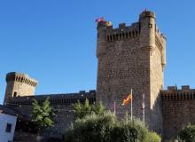 Two of the keeps at Parador de Oropesa in Spain. Photo by Connie Martin