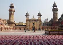 The stunning Wazir Khan Mosque in Lahore.