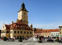 Brașov ’s main square.