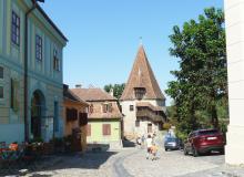 The well-preserved medieval town of Sighis¸oara in Transylvania.
