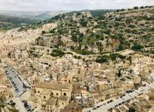 View of Scicli from the Complesso Santa Maria della Croce.