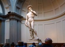Michelangelo’s “David” stands with the newfound confidence of Renaissance man. Photo by Rick Steves