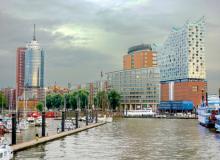 With the burgeoning HafenCity district and its spectacular new Elbphilharmonie concert hall, Hamburg’s riverfront is being revitalized. Photo by Rick Steves