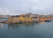 Looking across the harbor of Valletta, Malta, at the “Three Cities.”