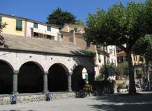 13th-century loggia, Piazza della Loggio, in Levanto.