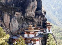 Taktsang (Tiger’s Nest) Palphug Monastery, upper Paro Valley, Bhutan.