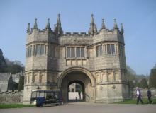 The gatehouse at Lanhydrock, Bodmin.