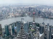 Panorama of Shanghai.