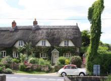A lovely thatched cottage in Somerset.