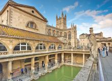 Bath’s ancient Roman baths, now a museum. Photo by Dominic Arizona Bonuccelli