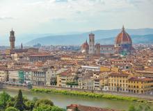 The cathedral’s sublime dome dominates the Florence skyline. Photo by Rick Steves