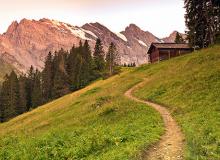A winding path in Switzerland’s Berner Oberland region. Photo by Dominic Arizona Bonuccelli
