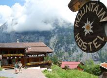 Some hostels are really travel destinations, such as the Mountain Hostel in Gimmelwald, Switzerland. Photos: Steves