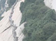 Huashan (Flowery Mountain) is located just outside Xi’an, China, in Shaanxi P