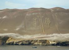 Paracas Candelabra at Pisco Bay, Peru