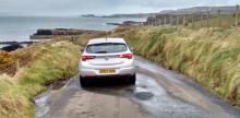 Ireland’s narrow Wild Atlantic Way is “No Country for Old Men.” Photo and caption by Ron Carlson