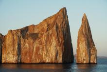 'Kicker Rock,' in the Pacific near the Galápagos Islands (March 14, 2020).  Photos by John Leach