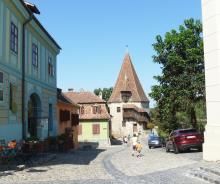 The well-preserved medieval town of Sighis¸oara in Transylvania.