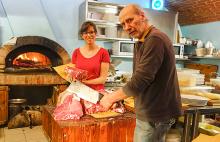 Leave it to cleaver. Giulio on the job in Montepulciano. Photo by Rick Steves