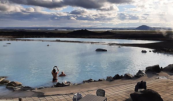 Hot springs at Lake Mývatn, northern Iceland. Photos by Cindi McNabb