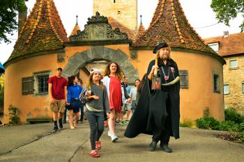 Rothenburg’s Night Watchman tour is an enchanting evening of medieval exploration in the perfect cobbled village.