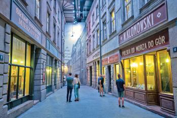 At Gdansk’s new Museum of the Second World War, visitors walk through reconstructions of the Polish streets where the war took its toll. Photo by Dominic Arizona Bonuccelli