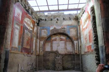 Room in the College of the Augustales — Herculaneum.