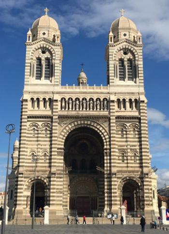 Cathedrale-Sainte-Marie-Majeure in Marseille, France.