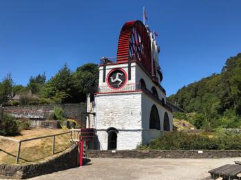 The Laxey Wheel, once used to pump water from mines on the Isle of Man. Photos by Norman Dailey