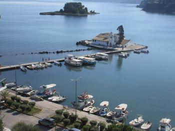 Pontikonisi Church on the island of Corfu.