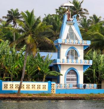 St. Joseph's Church (Roman Catholic) — Kerala backwaters. Photo by John Fleckles
