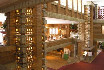 Tearoom in the Imperial Hotel — Museum Meiji-mura, Inuyama.