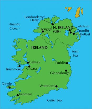 Map of Ireland