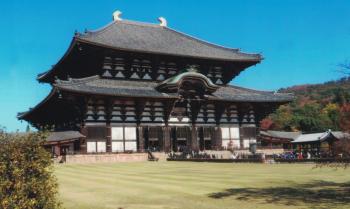 The Todai-ji Temple in Nara.