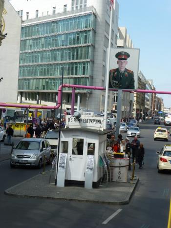 The Berliner Dome on Museum island — BerlinCheckpoint Charlie was the dividing line between the former East and West Berlins. 