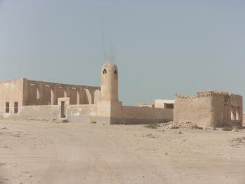 Al Jumail, an abandoned 19th-century fishing village in Qatar.
