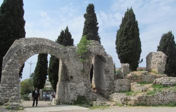 The amphitheater at Cemenelum — Nice, France. Photos by Julie Skurdenis