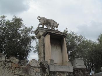 Tomb of Dionysios of Kollytos on the Street of Tombs – Kerameikos Archaeological Park, Athens.