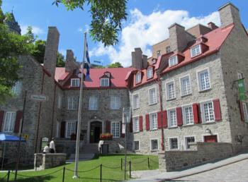 Maison Chevalier, a 17th-/18th-century architectural gem in Québec City's Lower Town. Photo by Julie Skurdenis