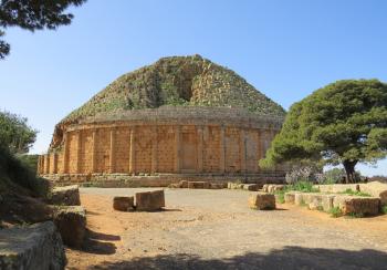 The Royal Mausoleum of Mauretania near Algiers, Algeria.