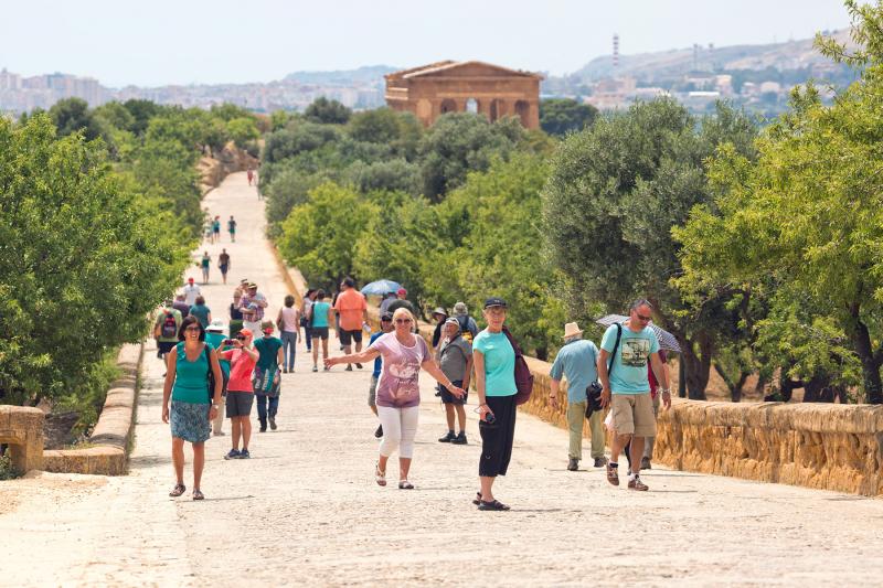 Some of the best-preserved buildings from antiquity are found in Agrigento’s Valley of the Temples, an ensemble of ancient Greek temples built 2,500 years ago. Photo by Dominic Arizona Bonuccelli